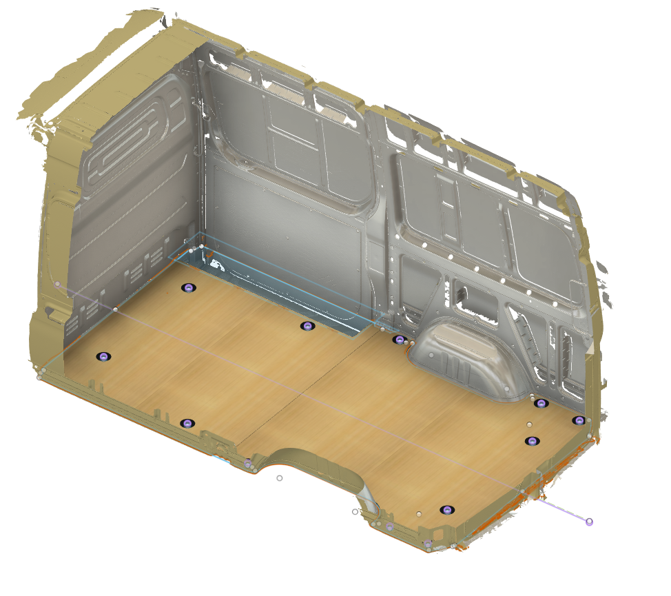 conception de plancher et d'habillage pour mercedes Sprinter